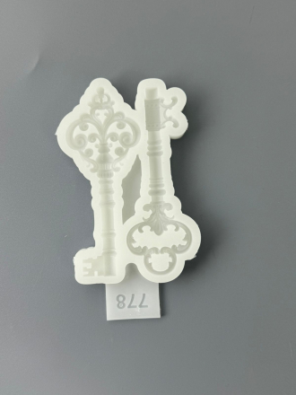 Молд №778 Ключи 2 шт с вензелями 