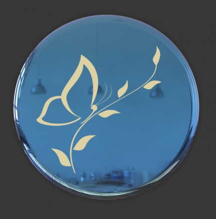 №4 Наклейка (золото) Sticker 