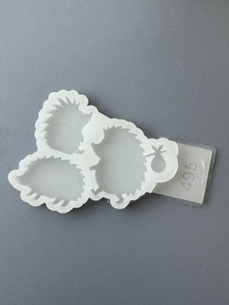 Молд №495 Ежики  глянцевые 