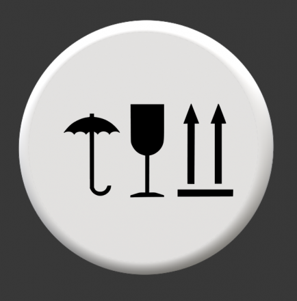 №910 Наклейка (Черные) Sticker 