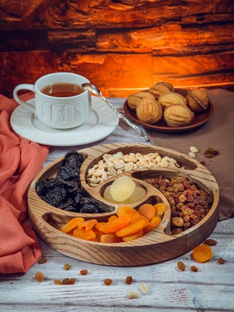 №7 Менажница из массива ясеня (Темная) №7 Менажница из массива ясеня (Темная)