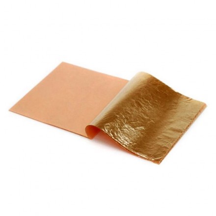 №6 Поталь листовая золото (10 листов) 