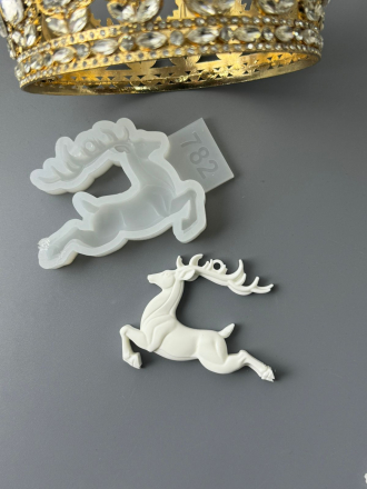 Молд №782 Олень объемный