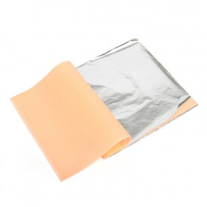 №5 Поталь листовая  серебро 