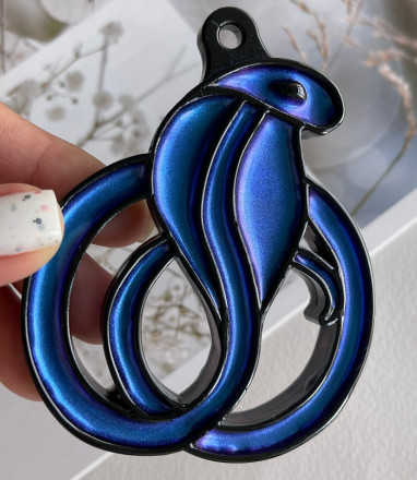  змея символ года с кантиком объёмная форма  кобра 