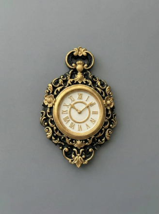 Молд №783 Часы объемные 