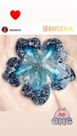 №19 Цветок Big (26 см) Молд от lanaart.by​