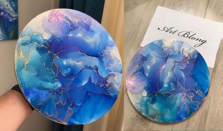 Набор алкогольные чернила круг 30 см