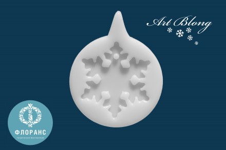 Молд №214 Big снежинка 