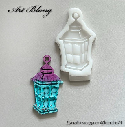 Молд №114 Фонарик 3D