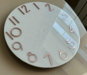 Розовые Зеркальные цифры Ring (12)  