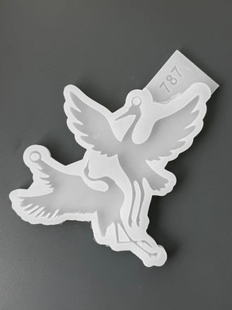 №787 Журавли  2 шт в молде 