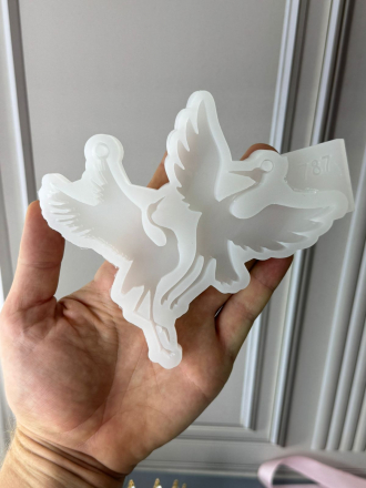 №787 Журавли  2 шт в молде 