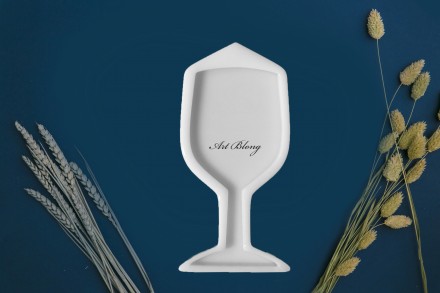 №29 Glass of Wine (18 cm) Mold by natalyaturevich918​