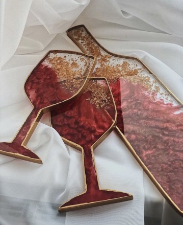 №29 Glass of Wine (18 cm) Mold by natalyaturevich918​