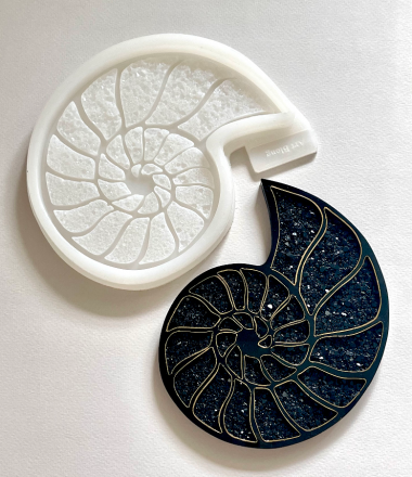 Молд №814 Аммонит кристаллический 