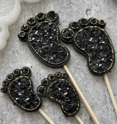 №961 Footprint of a baby. crystal mold №961 Footprint of a baby. crystal mold