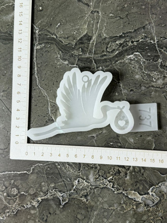 Молд №737 Аист (мешочек кристаллический) 