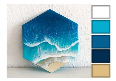 Набор Море Шестиугольник Набор Море Шестиугольник