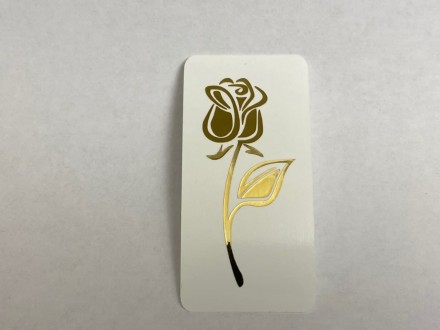 №32 Наклейка (золотые ) Sticker     