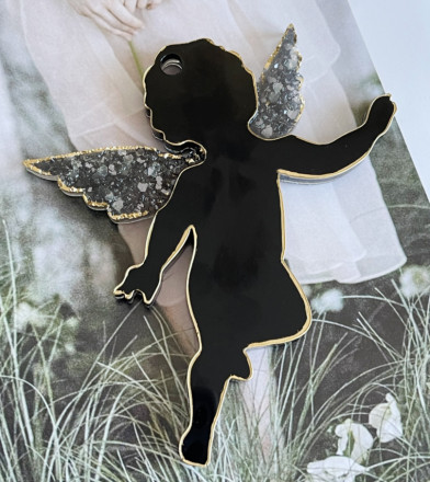 №146 Молд Ангел с кристал. крыльями 