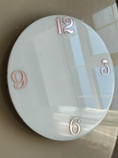 Розовые Зеркальные цифры Classic Premium (4) 