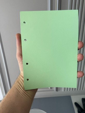 Бумага для блокнотов №6 Зеленый