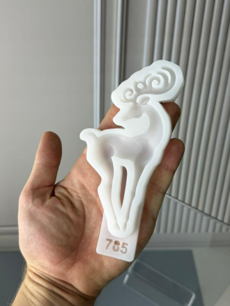 Молд №785 Олень объёмный 