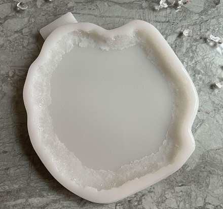 №802 Coaster with crystal edge (Mold)