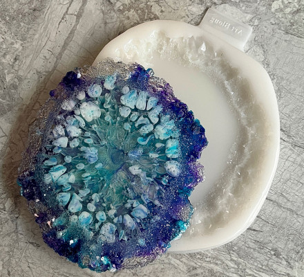 Молд №801 Костер с кристаллическим краем