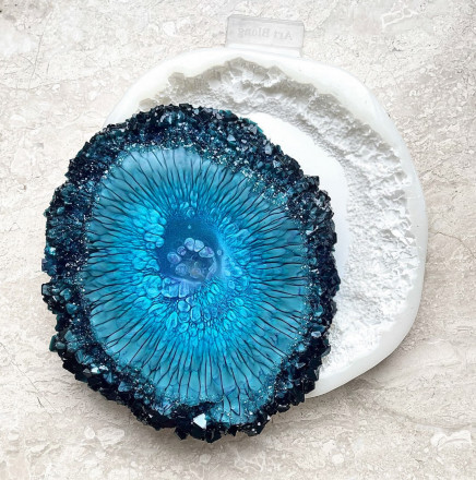 Молд №801 Костер с кристаллическим краем