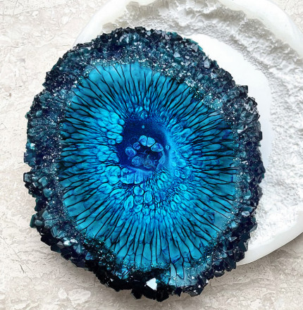 Молд №801 Костер с кристаллическим краем