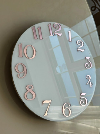 Розовые Зеркальные цифры Classic Premium (12)