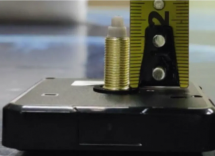 Стрелки с заглушкой + механизм (стрелки 212,механизм,ЗАГЛУШКА,серебро)