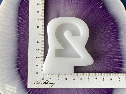 Молд цифра "2"   