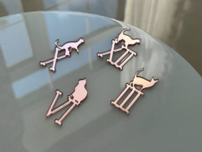 Розовые Зеркальные цифры кошечки (4 цифры)  (размер считается от начала цифры до верхней части кошки, т.к. кошка и цифра это единое целое то есть это цифра, другие цифры без кошки ниже цифры с кошкой  