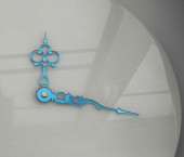 Зеркальные стрелки "King"  (Голубые) 