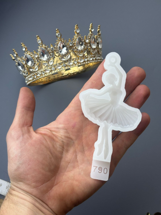 Молд №790 Балерина как живая  