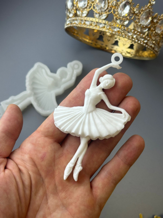 Молд №790 Балерина как живая  