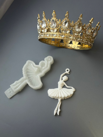 Молд №790 Балерина как живая  