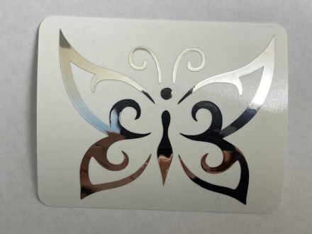 №502 Наклейка (Серебро) Sticker   