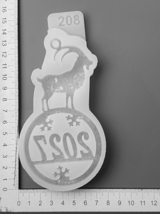 №208  Молд Коза кристаллическая 