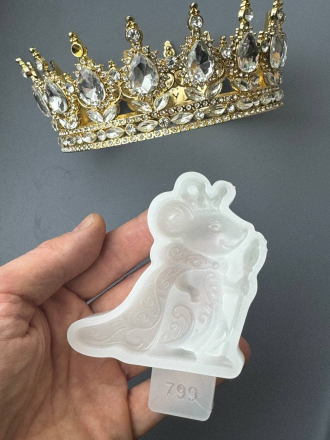 №799 Силиконовая форма (молд) Мышиный король №799 Силиконовая форма (молд) Мышиный король