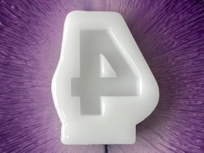Молд цифра "4"   
