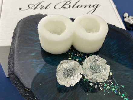 №906 Пион форма на 2 изделия 