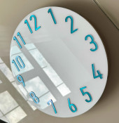 Зеркальные цифры Valencia (12) Голубой Зеркальные цифры Valencia (12) Голубой