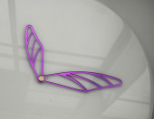 Зеркальные стрелки Dragonfly (фиолетовые) 