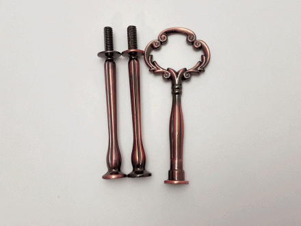 Фурнитура для фруктовниц №17 красная медь 