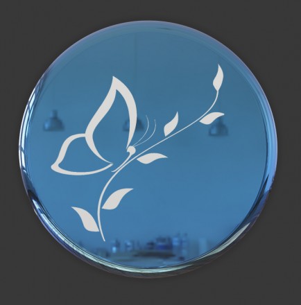 №211 Наклейка (Серебро) Sticker  