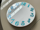 Зеркальные цифры Classic Premium (12) Голубой 